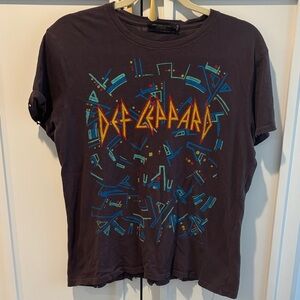 Junk Food Clothing Def Leppard Hysteria Tour Tee